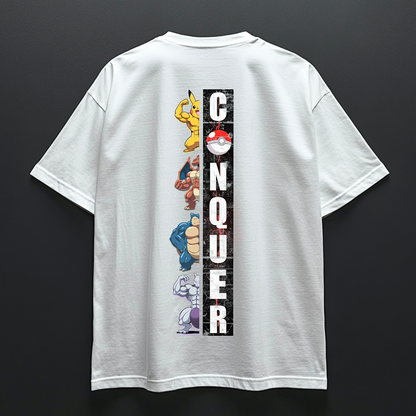CONQUER Unisex Oversized Shirt (Backprint)
