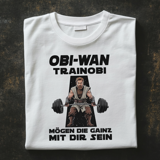OBI-WAN TRAINOBI Unisex Oversized Shirt (Front Print)