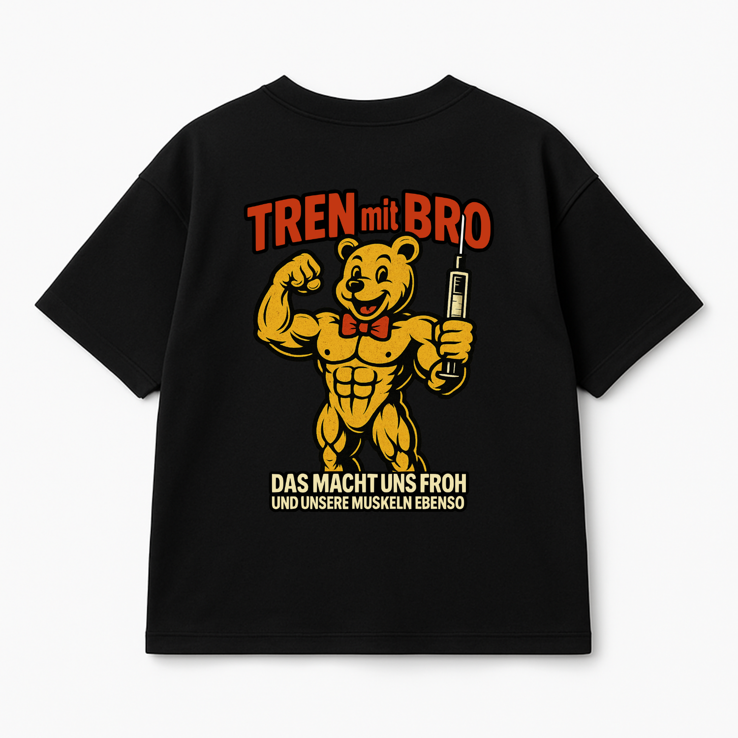 TREN MIT BRO Unisex Oversized Shirt (Backprint)