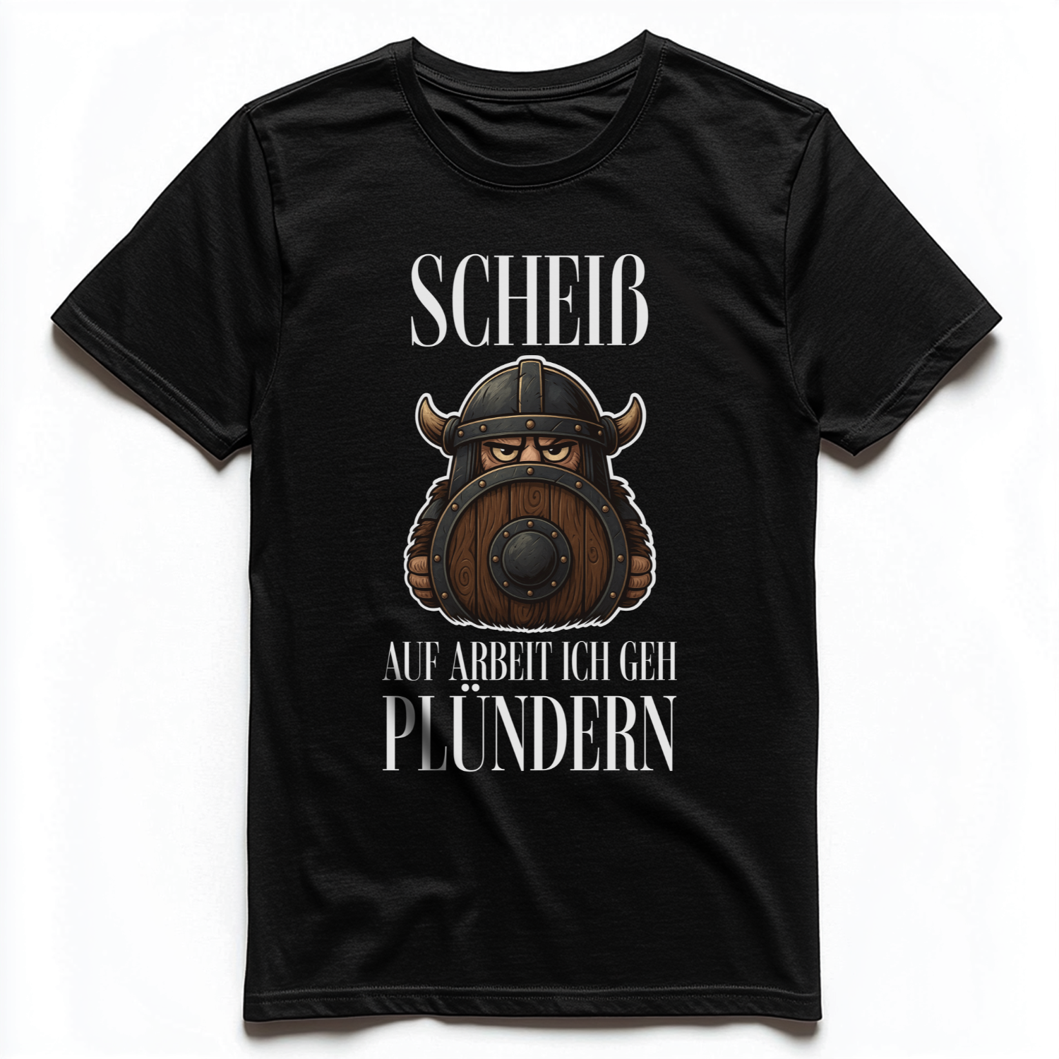 SCHEIß AUF ARBEIT Unisex Premium Shirt (Frontprint)
