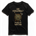 SEINE SCHILDMAID EIN UNIKAT DER GÖTTER Unisex Premium Shirt (Frontprint)