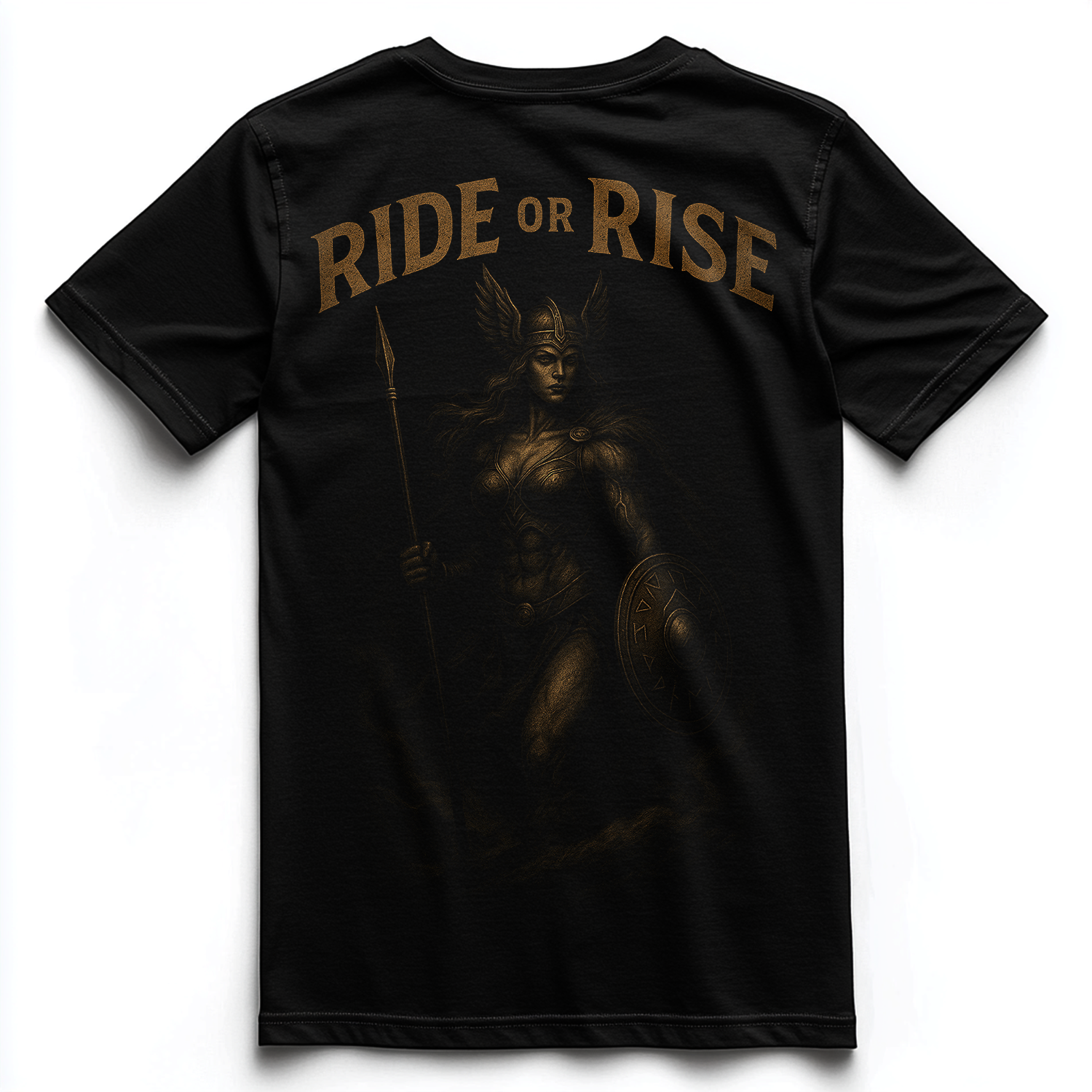 RIDE OR RISE Unisex Premium Shirt (Backprint)