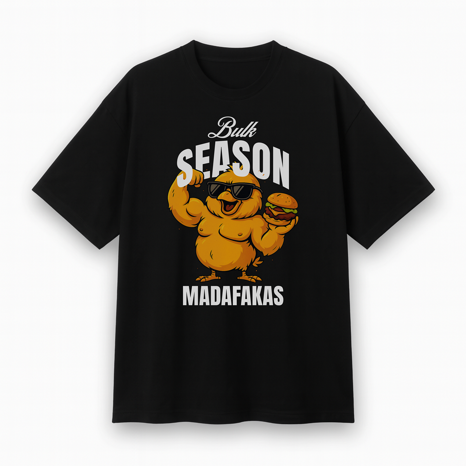 BULK SEASON MADAFAKAS Unisex Oversized Shirt (Frontprint)