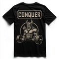 CONQUER Unisex Premium Shirt (Backprint)
