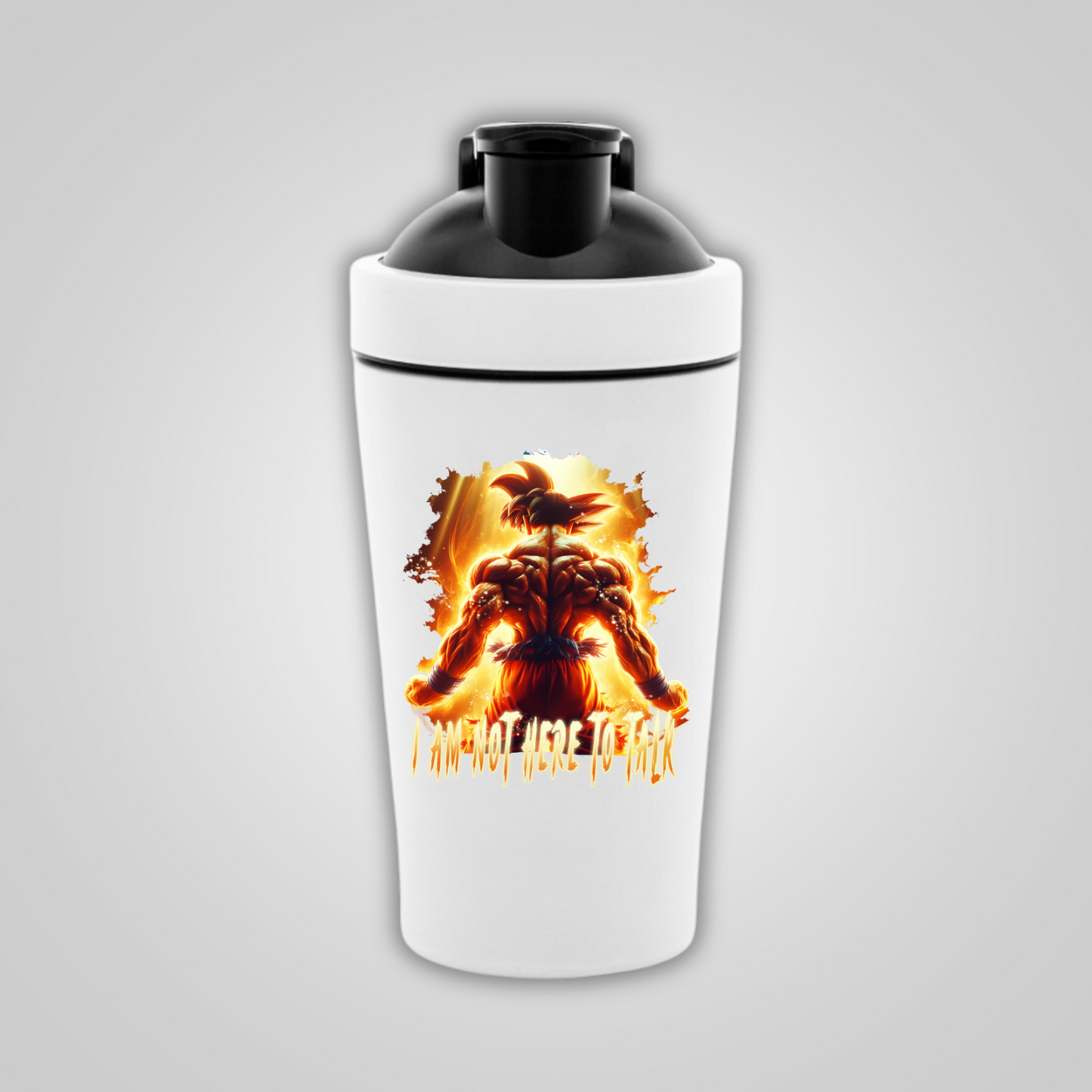 I AM NOT HERE TO TALK Stainless steel shaker