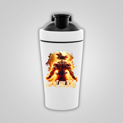 I AM NOT HERE TO TALK Stainless steel shaker