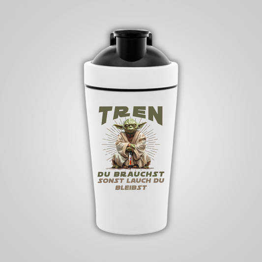 TREN YOU NEED OTHERWISE LEEK YOU STAY Stainless steel shaker