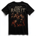 JUST RAID IT Unisex Premium Shirt (Backprint)