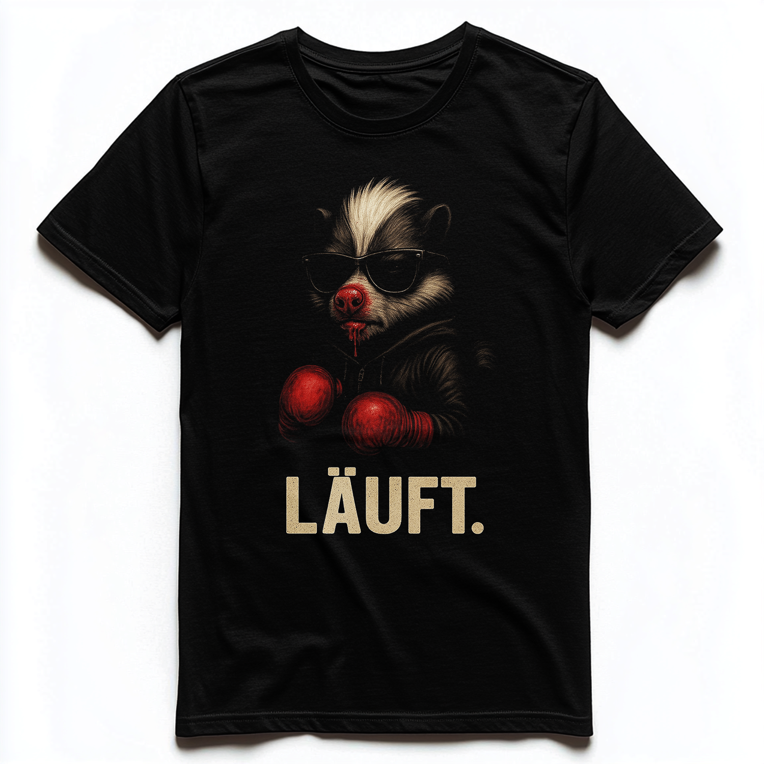 LÄUFT Unisex Premium Shirt (Frontprint)