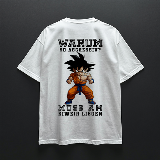 MUST BE THE PROTEIN Unisex Oversized Shirt (Backprint)