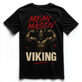 MEAN. SOLID. VIKING Unisex Premium Shirt (backprint)