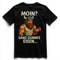 MOIN? GANZ DÜNNES EISEN Unisex Premium Shirt (Backprint)