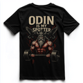 ODIN IS MY SPOTTER Unisex Premium Shirt (Backprint)