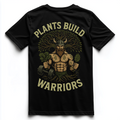 PLANTS BUILD WARRIORS Unisex Premium Shirt (Backprint)