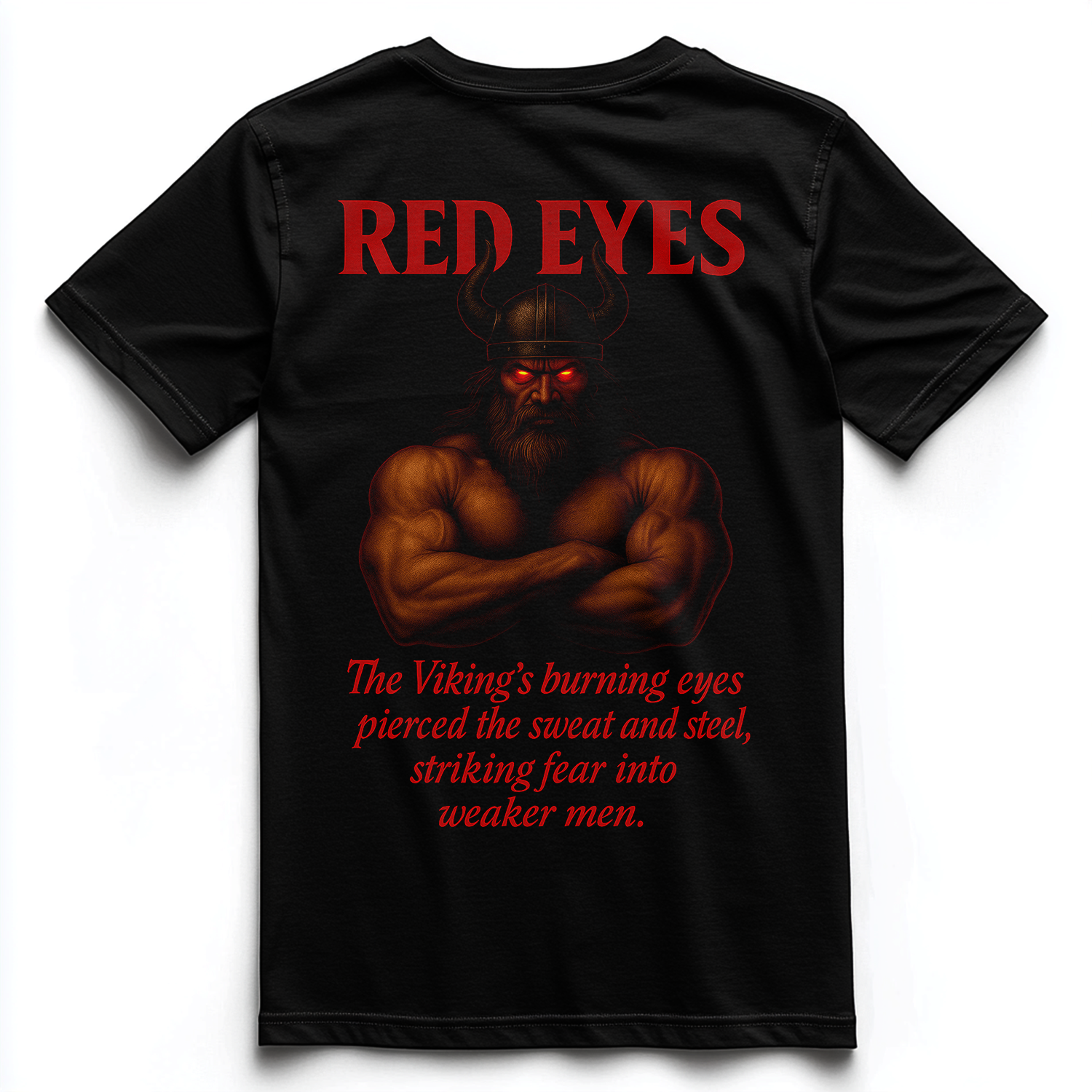 RED EYES Unisex Premium Shirt (Backprint)