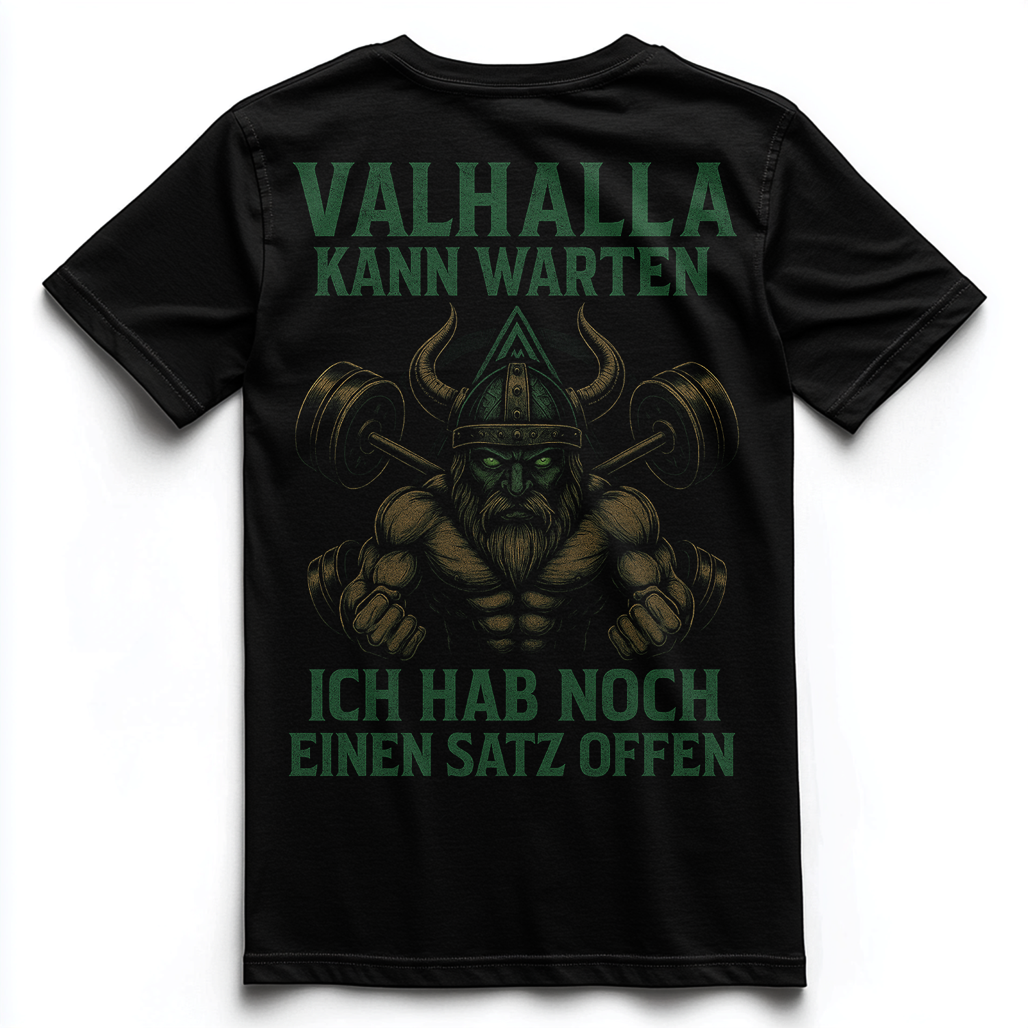 VALHALLA KANN WARTEN Unisex Premium Shirt (Backprint)