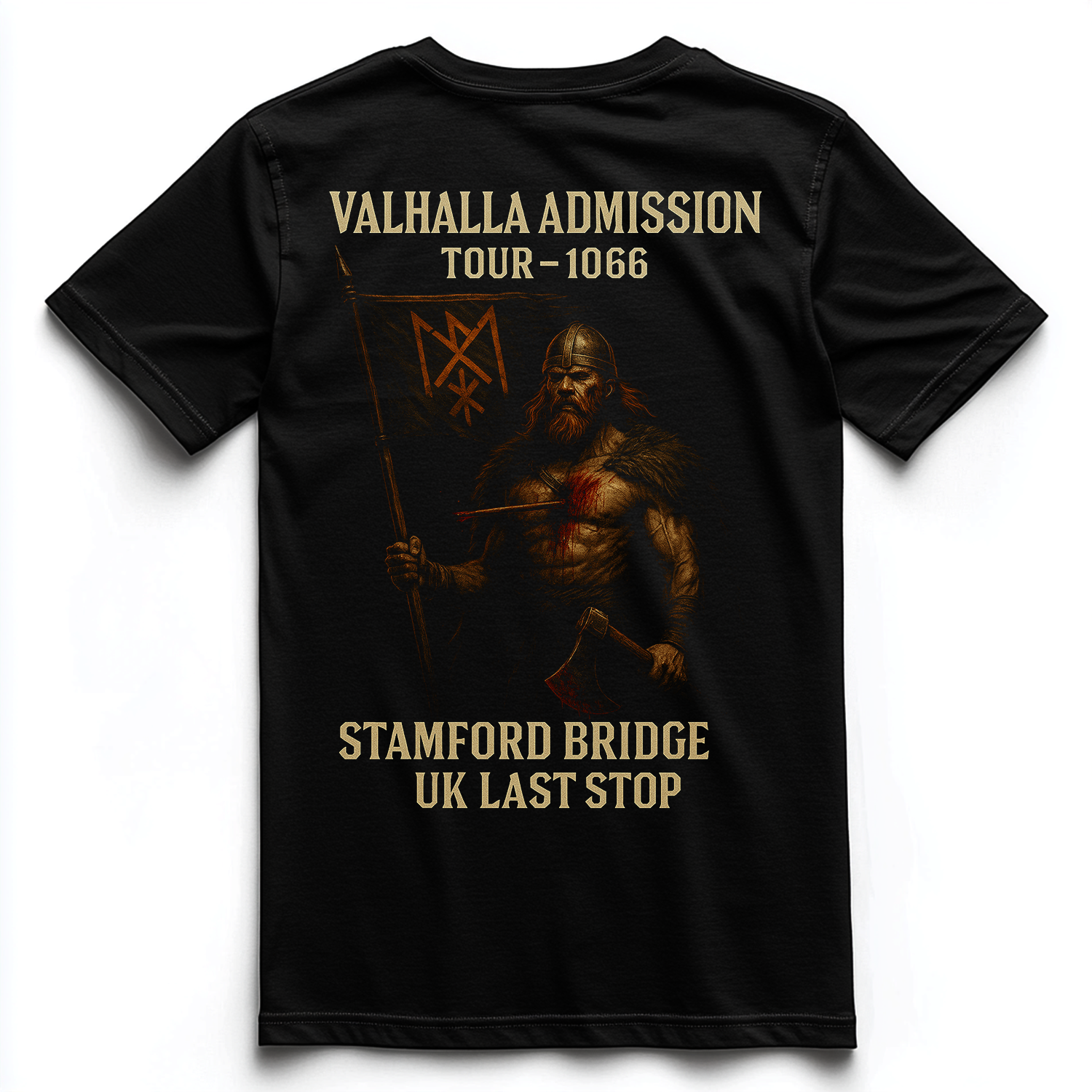 VALHALLA ADMISSION Unisex Premium Shirt (Backprint)