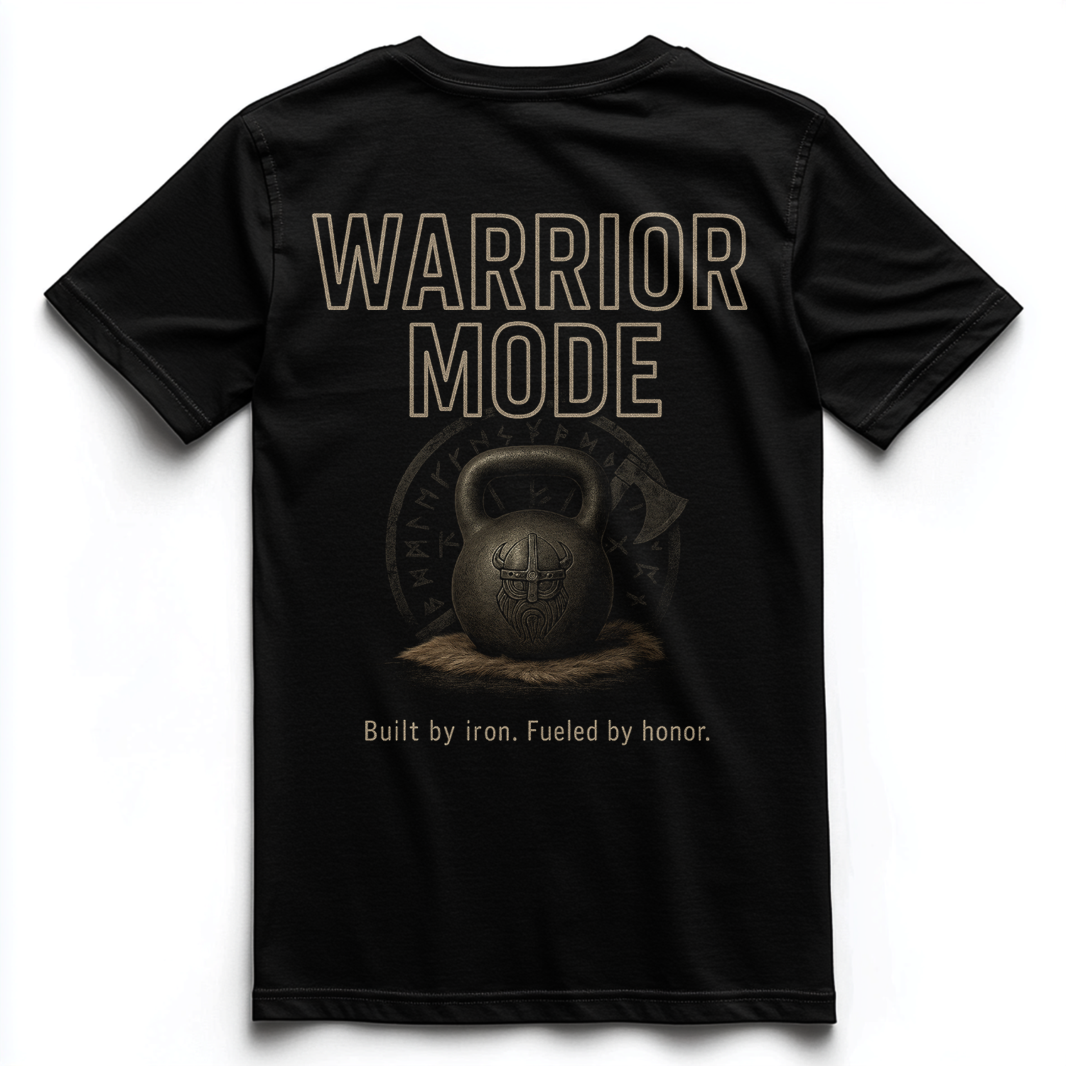 WARRIOR MODE Unisex Premium Shirt (Backprint)