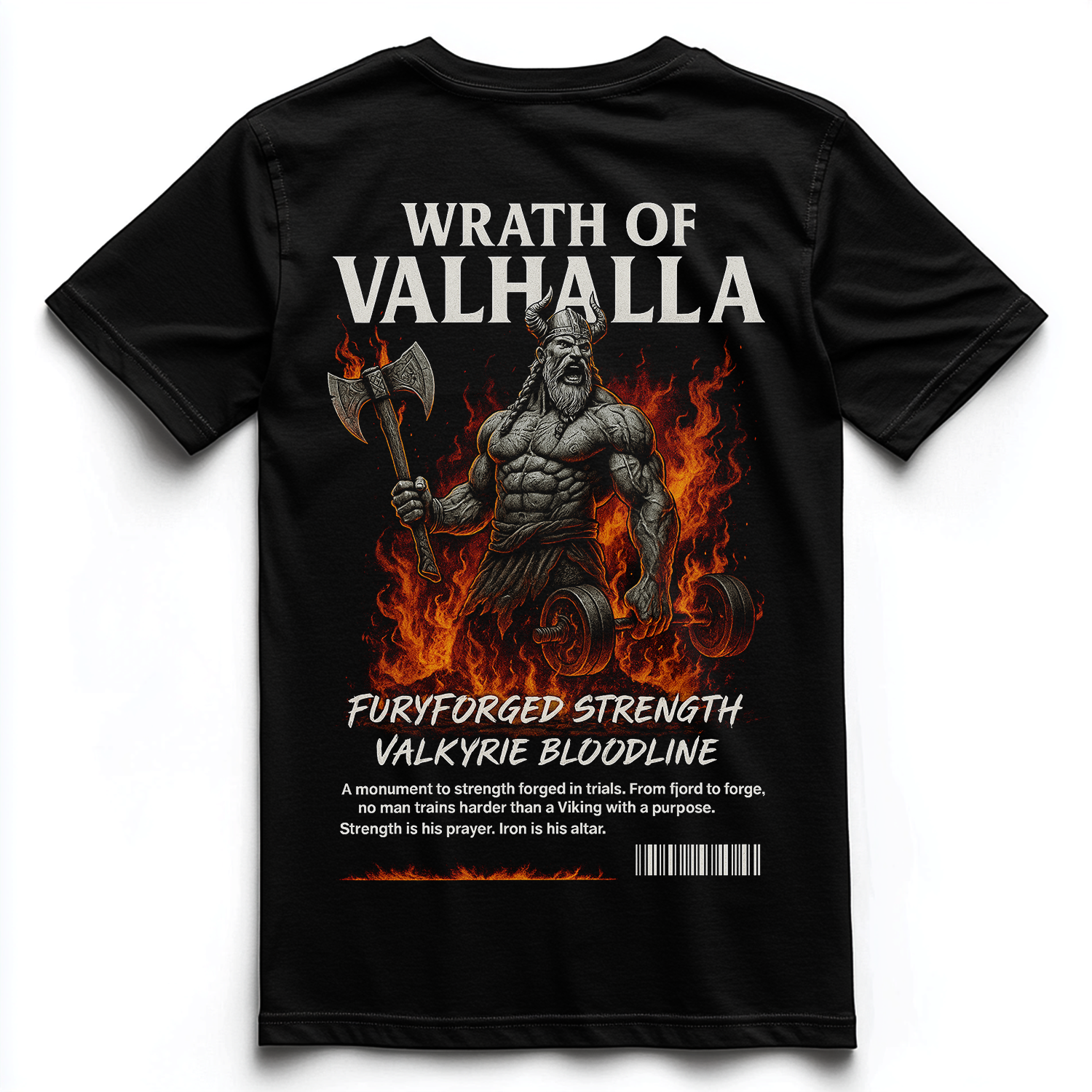 WRATH OF VALHALLA Unisex Premium Shirt (Backprint)